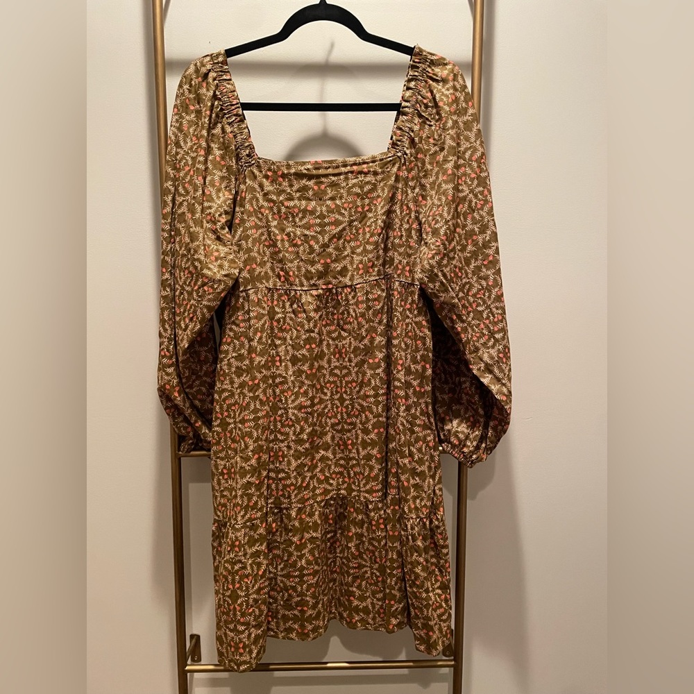 American Threads babydoll style dress with ruffle hem